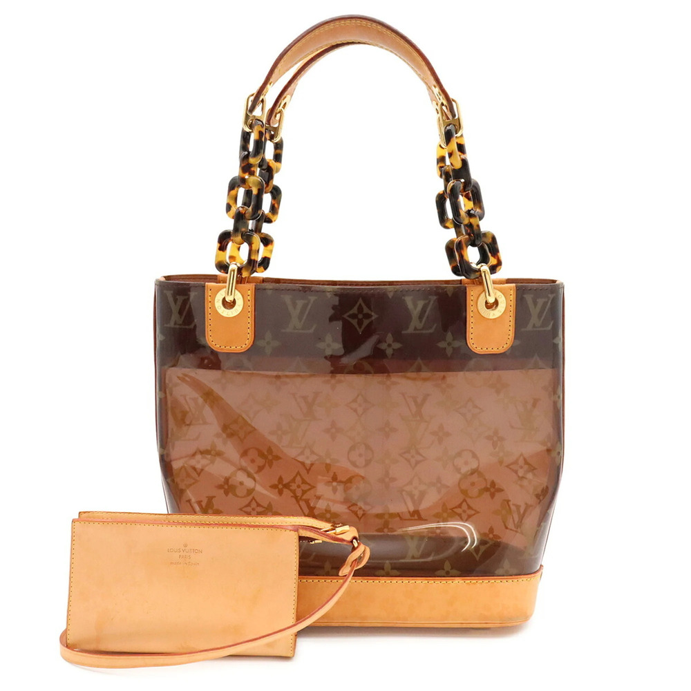 LOUIS VUITTON Louis Vuitton Monogram Vinyl Cabas Ambre PM Tote Bag Shoulder P...